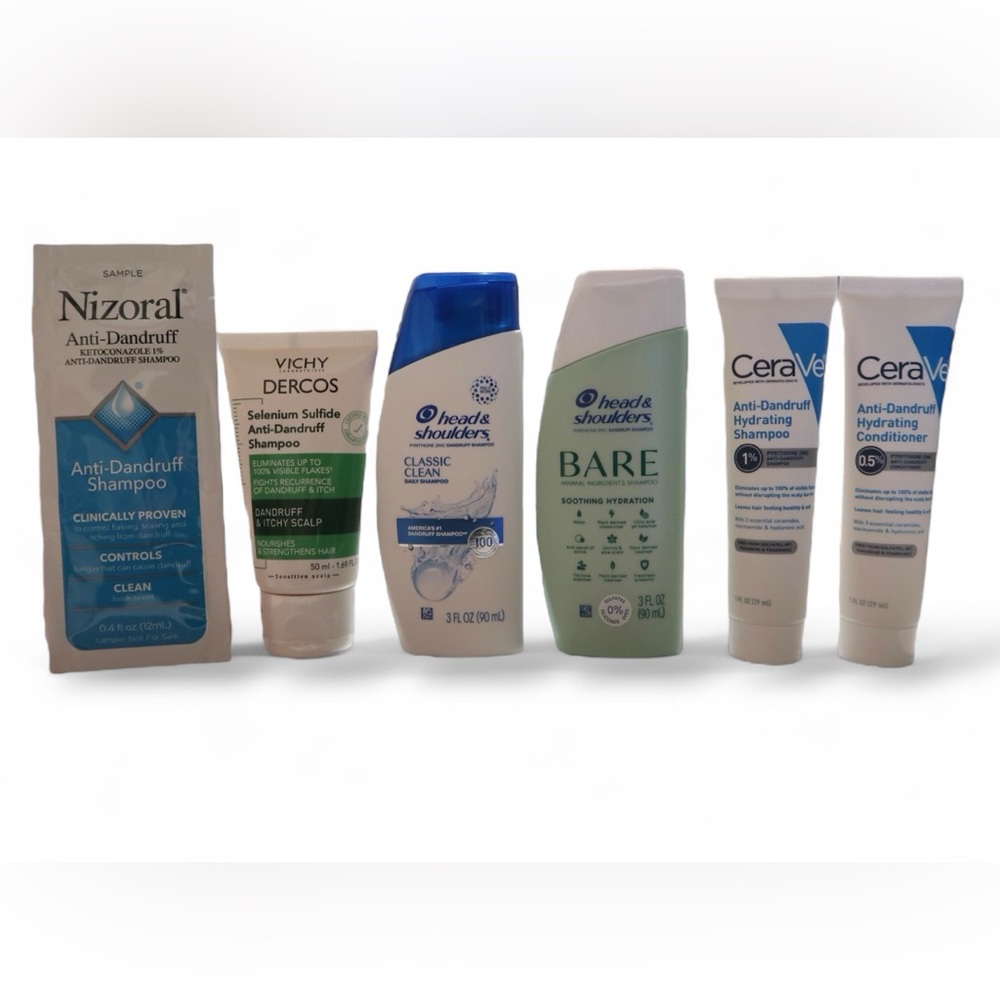 Anti-Dandruff Mix Hair Care Products Travel Size - 6 piece